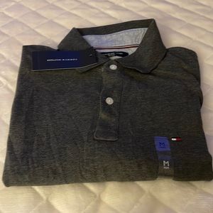 Hilfiger polo shirt.